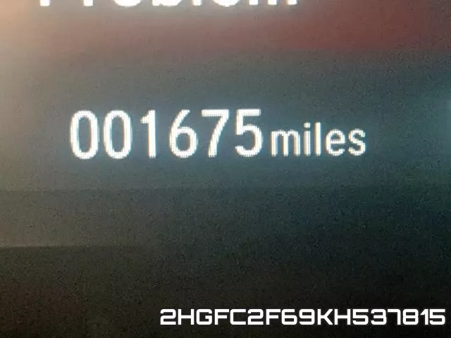 2HGFC2F69KH537815 фото 9