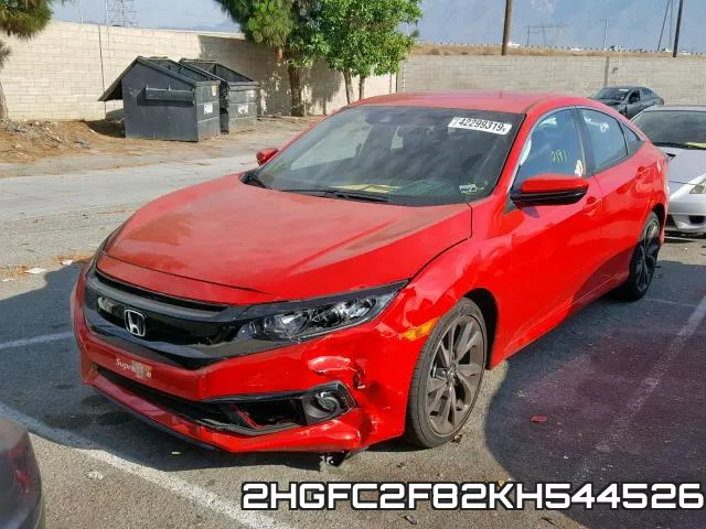 2HGFC2F82KH544526 фото 3