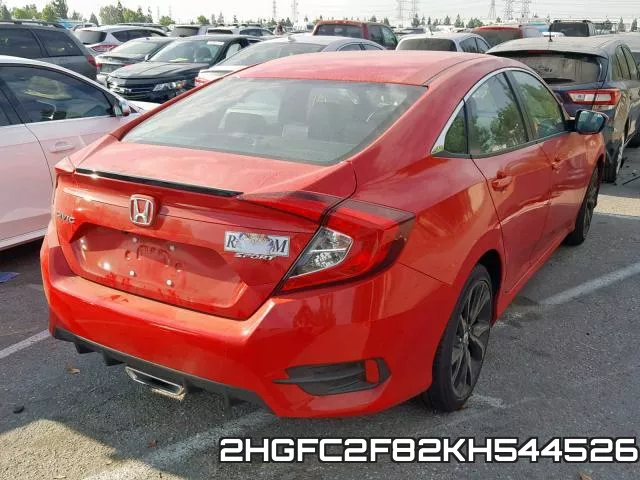 2HGFC2F82KH544526 фото 5