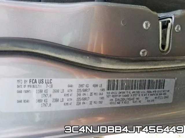 3C4NJDBB4JT456449 фото 2