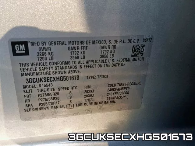 3GCUKSECXHG501673 фото 2