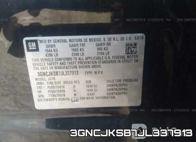 3GNCJKSB7JL337913 фото 10