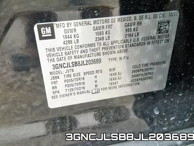 3GNCJLSB8JL203689 фото 2