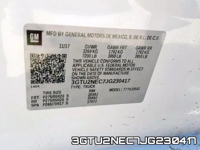 3GTU2NEC7JG230417 фото 2