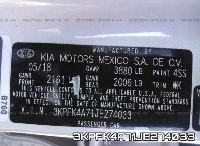 3KPFK4A71JE274033 фото 10