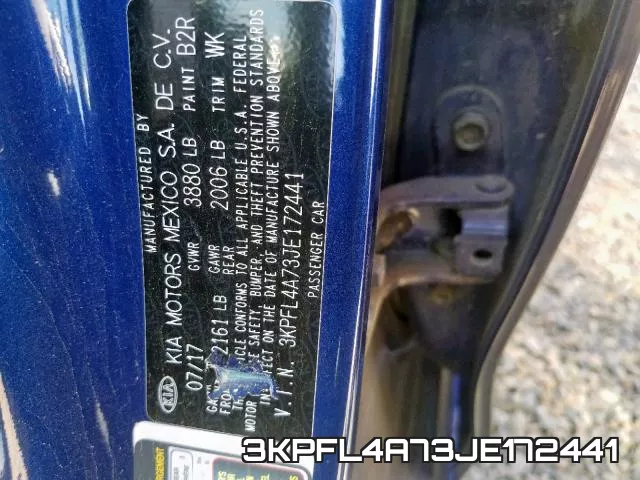 3KPFL4A73JE172441 фото 2