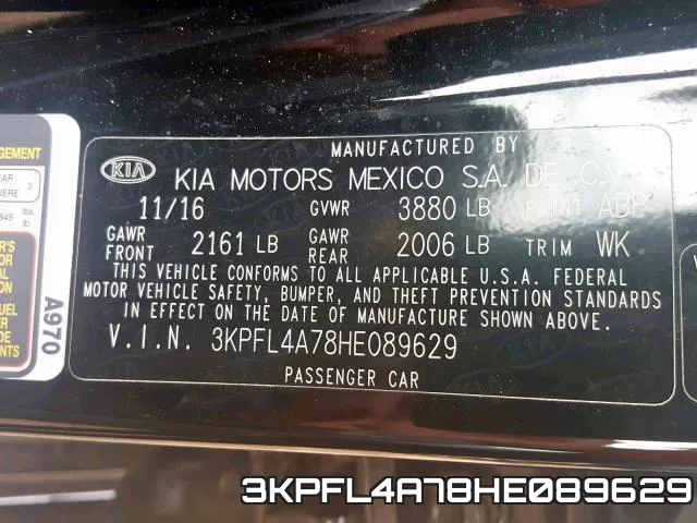 3KPFL4A78HE089629 фото 2
