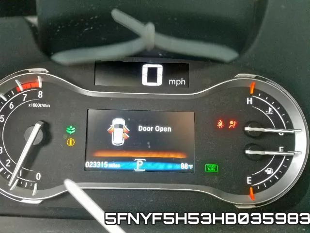 5FNYF5H53HB035983 фото 8
