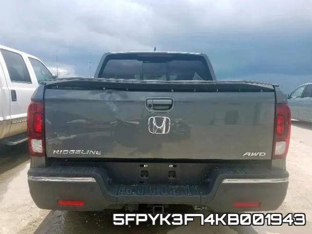 5FPYK3F74KB001943 фото 10