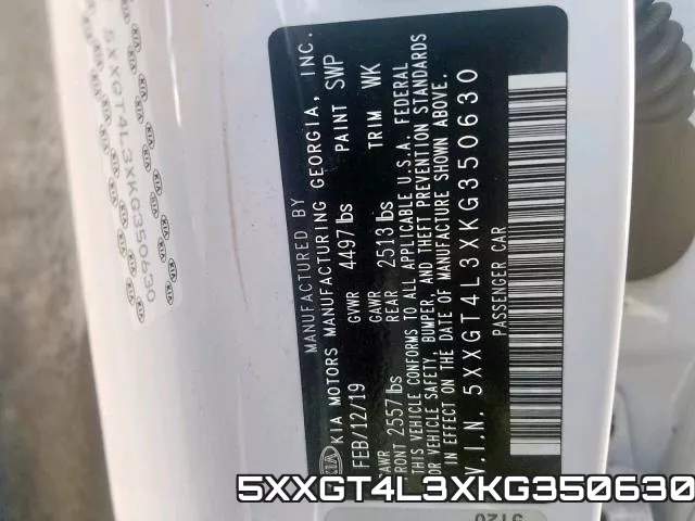 5XXGT4L3XKG350630 фото 2