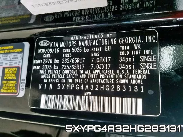 5XYPG4A32HG283131 фото 2