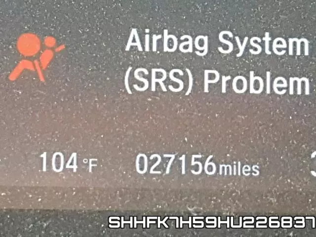 SHHFK7H59HU226837 фото 9