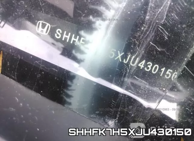 SHHFK7H5XJU430150 фото 10