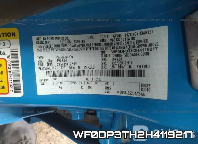 WF0DP3TH2H4119217 фото 10