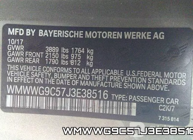WMWWG9C57J3E38516 фото 10