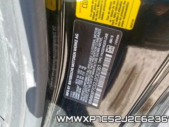 WMWXP7C52J2C62361 фото 2