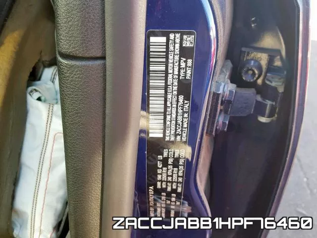 ZACCJABB1HPF76460 фото 2