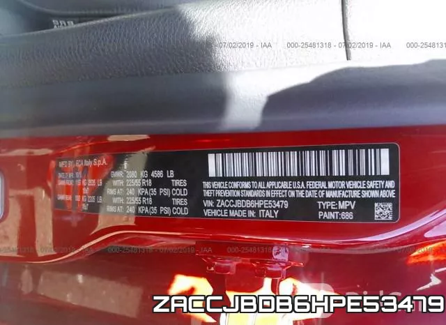 ZACCJBDB6HPE53479 фото 10
