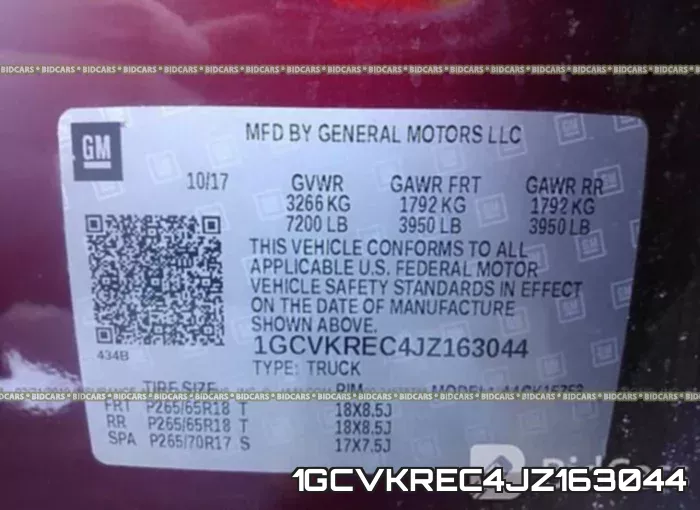 1GCVKREC4JZ163044 фото 10