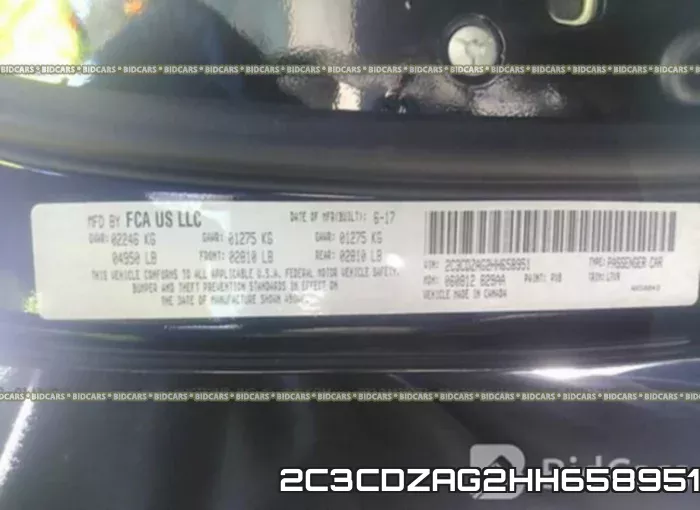 2C3CDZAG2HH658951 фото 10