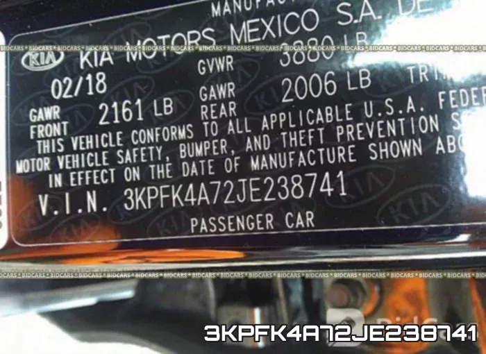 3KPFK4A72JE238741 фото 10