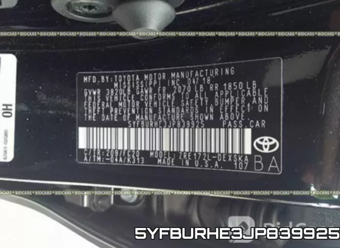 5YFBURHE3JP839925 фото 10