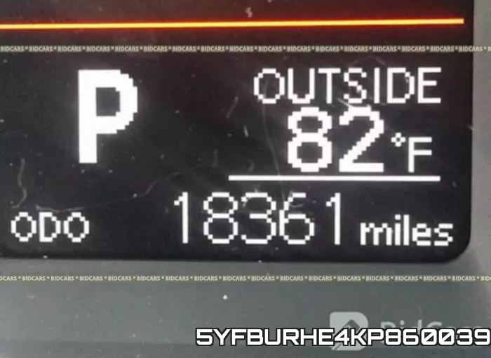 5YFBURHE4KP860039 фото 8