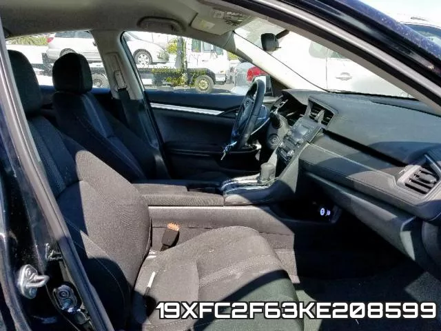 19XFC2F63KE208599 фото 6