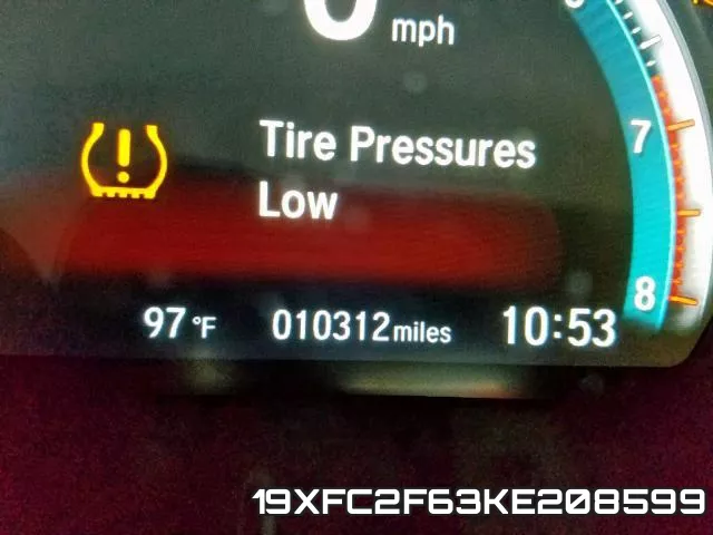 19XFC2F63KE208599 фото 9