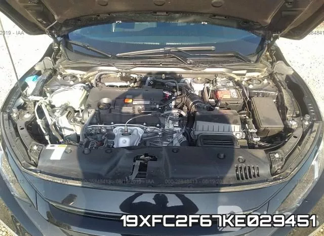 19XFC2F67KE029451 фото 2