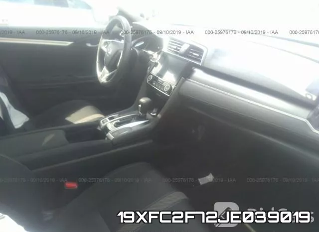 19XFC2F72JE039019 фото 6