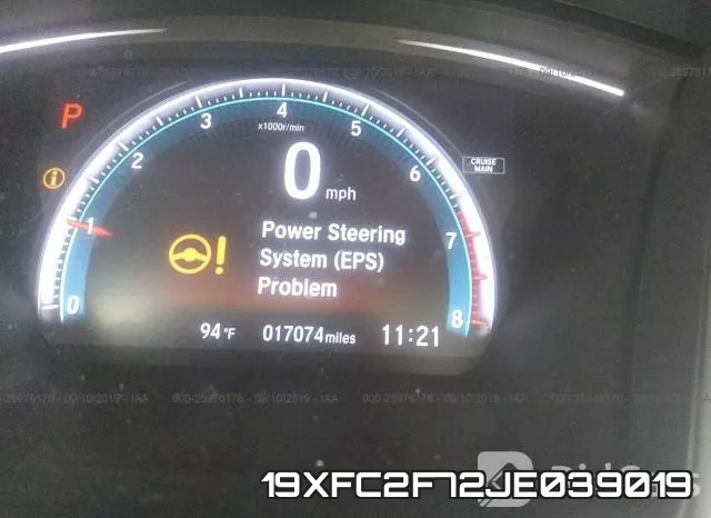 19XFC2F72JE039019 фото 8