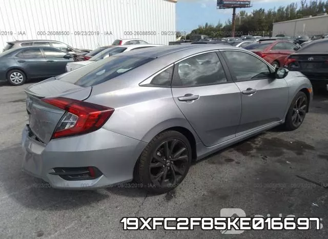 19XFC2F85KE016697 фото 5