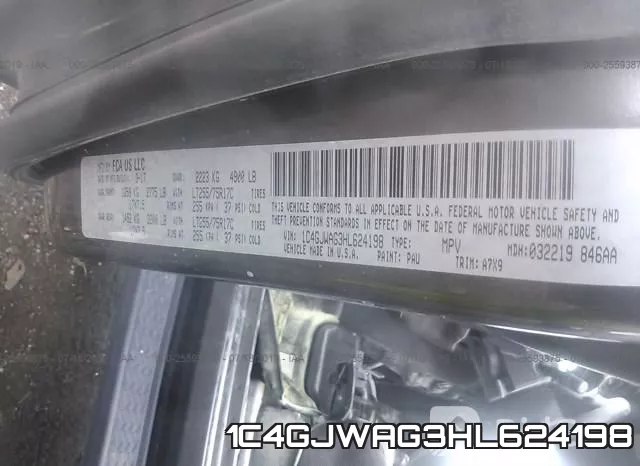 1C4GJWAG3HL624198 фото 10