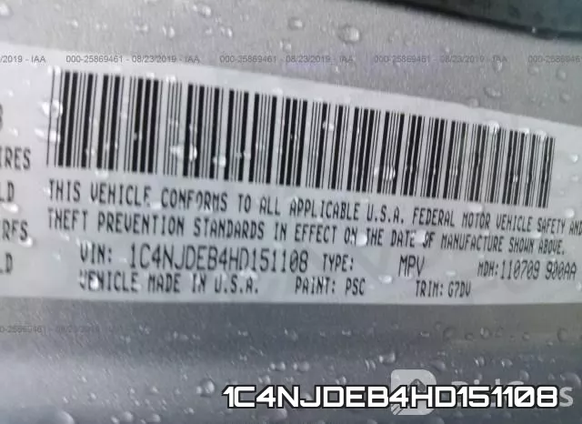 1C4NJDEB4HD151108 фото 10