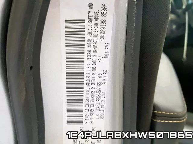 1C4PJLABXHW507865 фото 2
