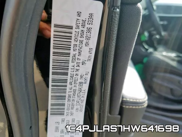 1C4PJLAS7HW641698 фото 2