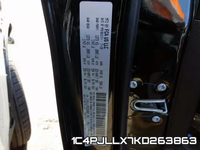 1C4PJLLX7KD263863 фото 2