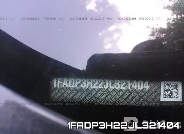 1FADP3H22JL321404 фото 9