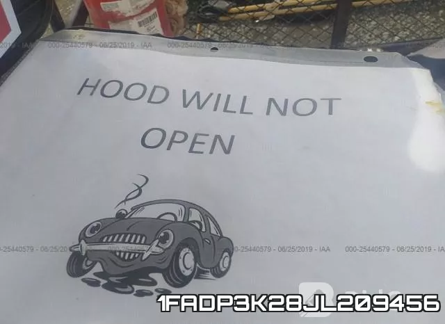 1FADP3K28JL209456 фото 2