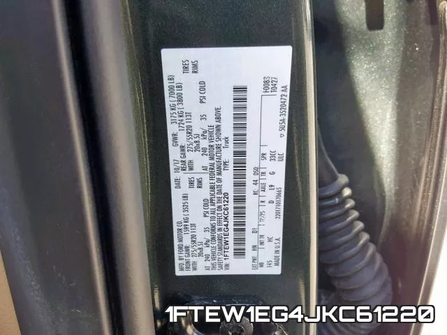 1FTEW1EG4JKC61220 фото 2