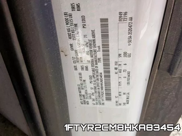 1FTYR2CM8HKA83454 фото 2