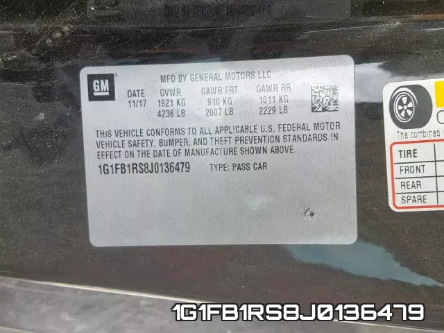 1G1FB1RS8J0136479 фото 2