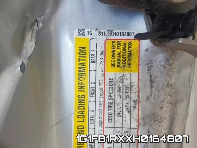 1G1FB1RXXH0164807 фото 2