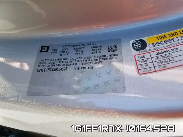 1G1FE1R7XJ0164528 фото 2