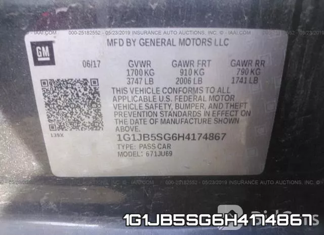 1G1JB5SG6H4174867 фото 10