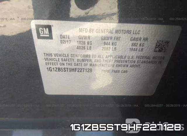 1G1ZB5ST9HF227128 фото 10