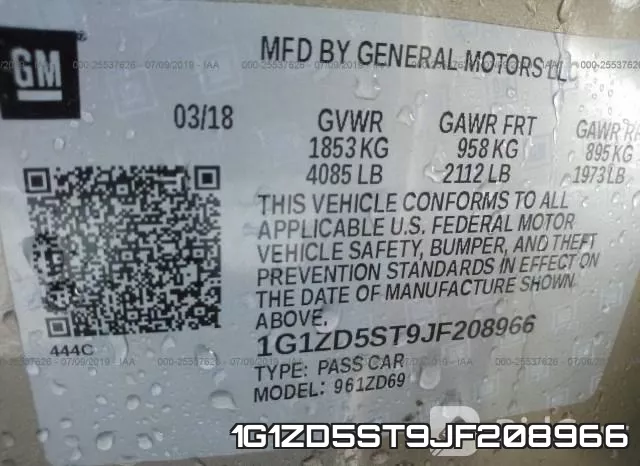 1G1ZD5ST9JF208966 фото 10