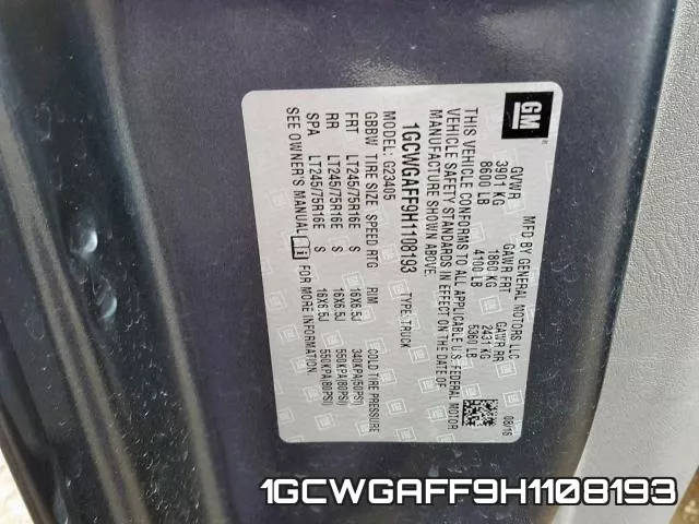 1GCWGAFF9H1108193 фото 2