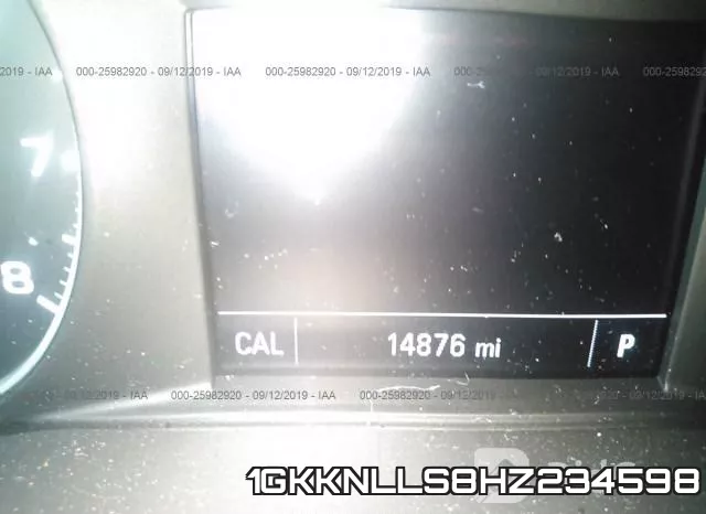 1GKKNLLS8HZ234598 фото 8